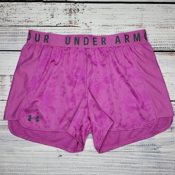 Under Armour Pants - Under Armour Play Up Active Shorts Loose Purple | Small